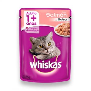Whiskas Adulto 1+ Pouch Salmon 85 gr